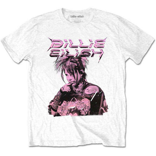 Billie Eilish T Shirt - Purple Illustration