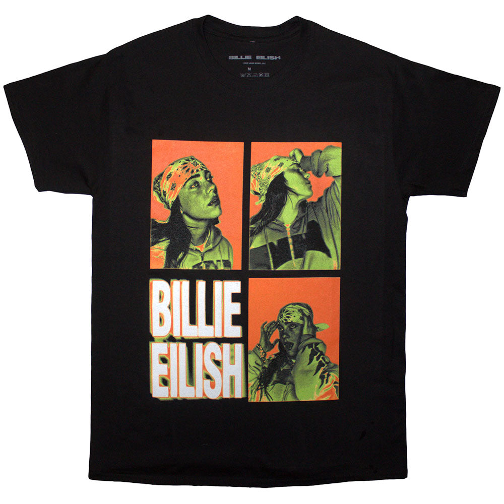 Billie Eilish T Shirt - 3 Photo Logo | Buy Now For 24.99