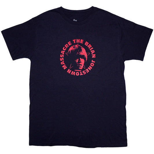 The Brian Jonestown Massacre Navy T Shirt - Logo