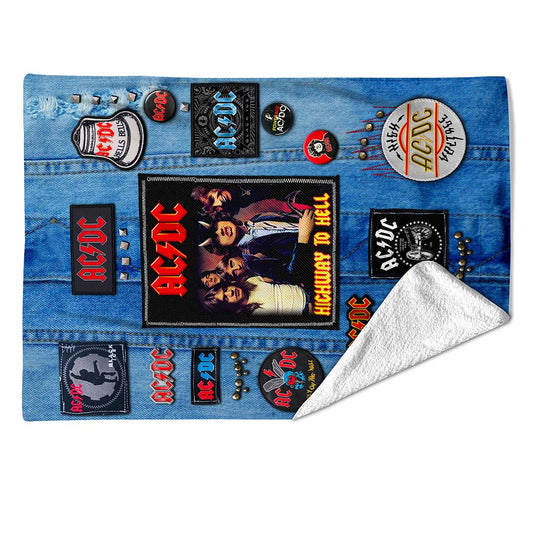 Rocksax AC/DC Blanket - Battle Vest