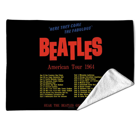 Rocksax The Beatles Blanket - America Tour Black
