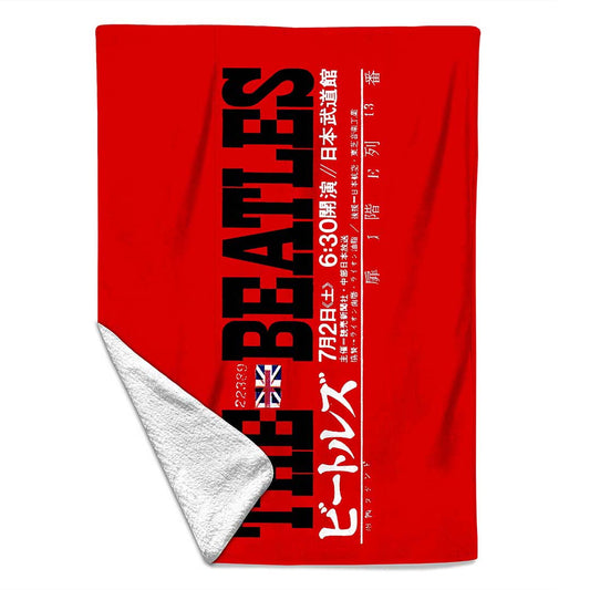 Rocksax The Beatles Blanket - Japan | Buy Now From £39.99