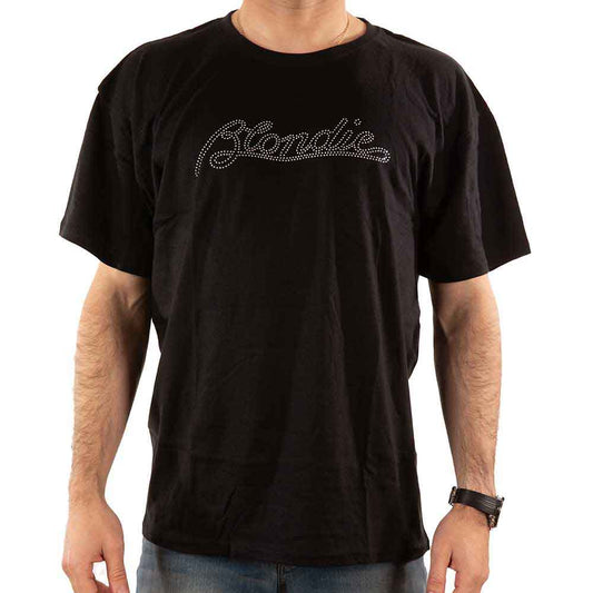 Blondie T Shirt - Logo Diamante