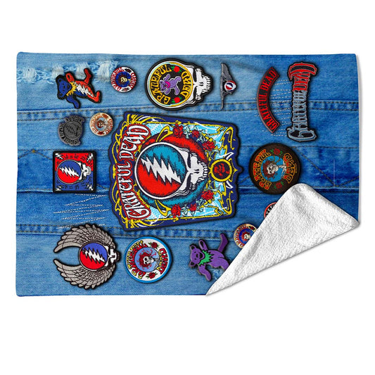 Rocksax Grateful Dead Blanket - Battle Vest