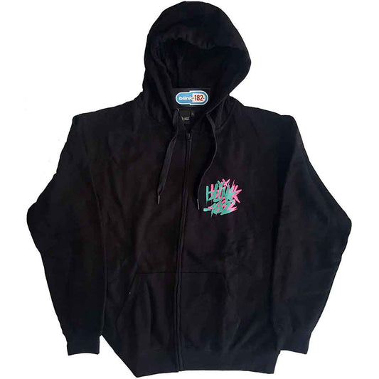 Blink-182 Zip Hoodie - Double Six Arrow Smile