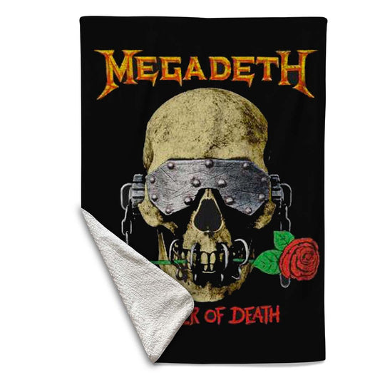 Rocksax Megadeth Blanket - Master of Death | Buy Now From £39.99