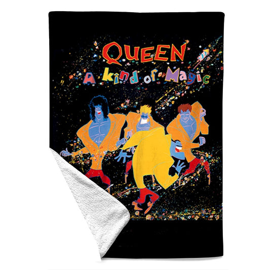 Rocksax Queen Blanket - It's a Kind of Magic | Buy Now From £39.99