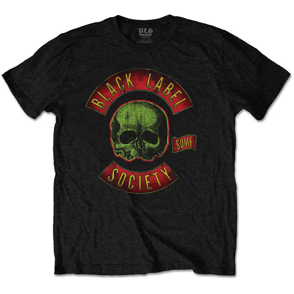 Black Label Society T Shirt - Skull Logo Colour