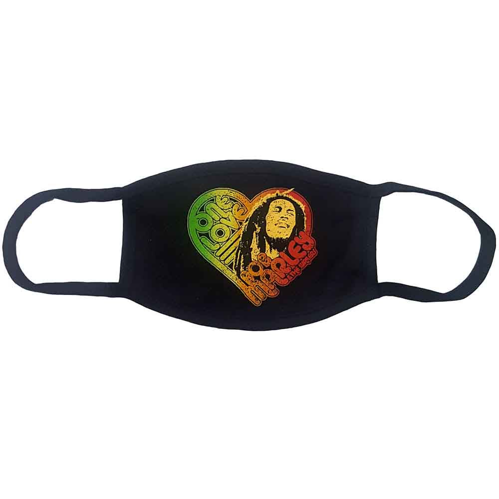 Bob Marley Face Masks - One Love Heart