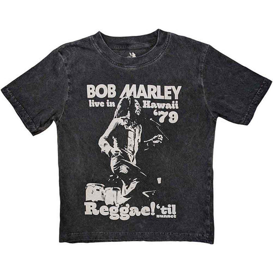 Bob Marley Children's T Shirt - Hawaii Snow Wash