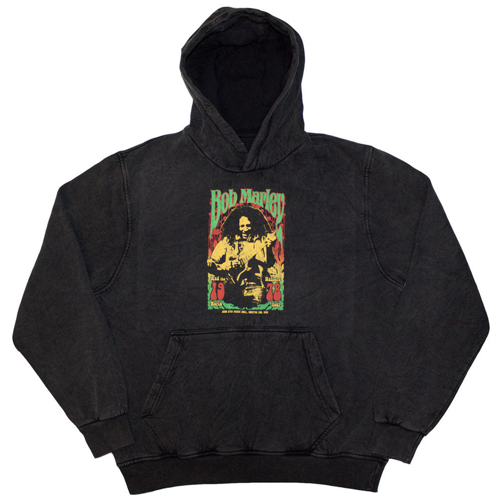 Bob Marley Stone Wash Pullover Hoodie - 1978 Stone Wash