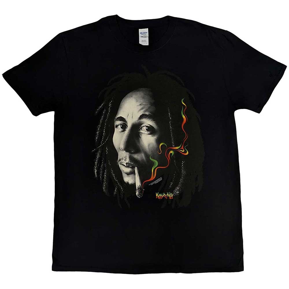Bob Marley T Shirt - Rasta Smoke