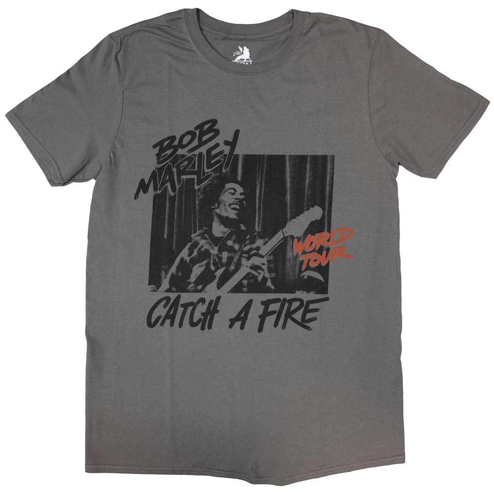 Bob Marley T Shirt - Catch A Fire World Tour