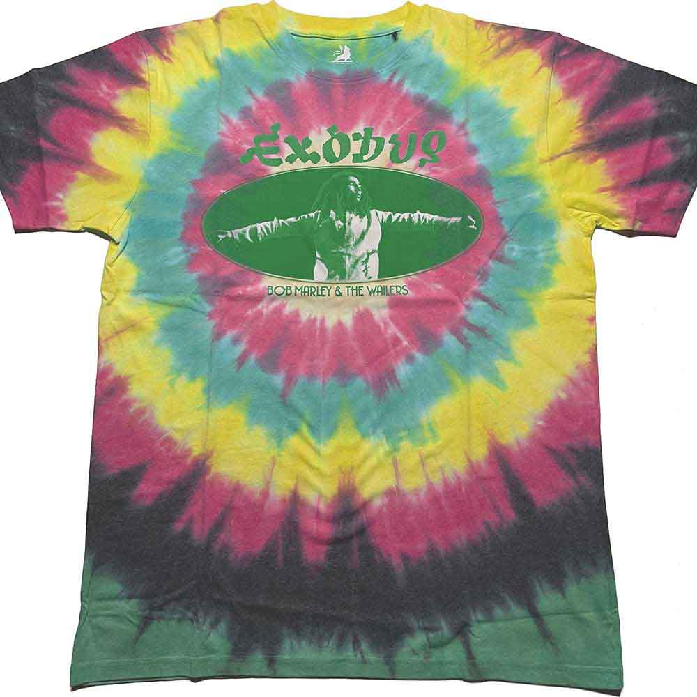Bob Marley T Shirt - Exodus Oval