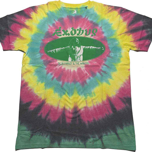Bob Marley T Shirt - Exodus Oval