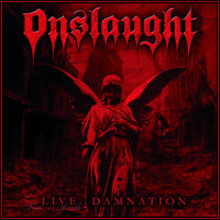 Onslaught LP - Live Damnation (Clear Vinyl) | Buy Now For 37.99