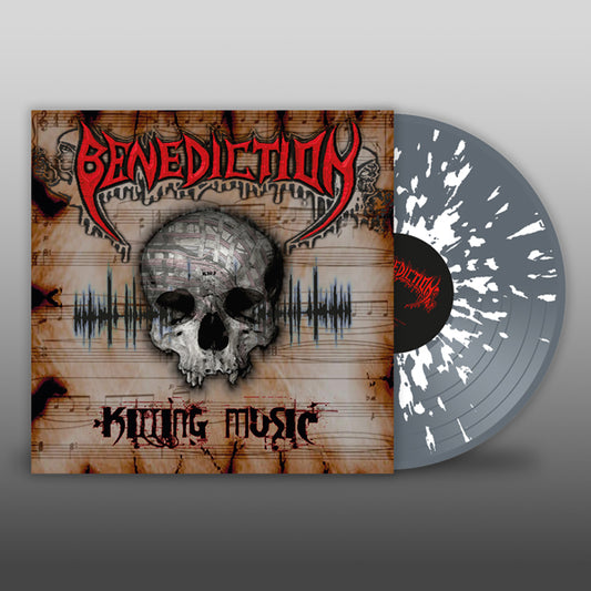 Benediction LP - Killing Music (Grey W/ White Splatter Vinyl) | Buy Now For 40.99