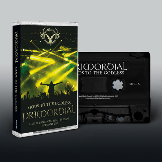 Primordial Music Cassette - Gods To The Godless - Live At Bang Your Head | Buy Now For 19.99