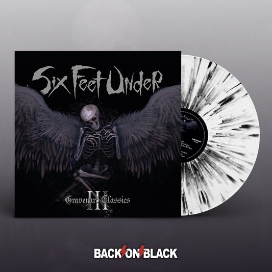 Six Feet Under LP - Graveyard Classics Iii (White W/ Black Splatter Vinyl) | Buy Now For 40.99