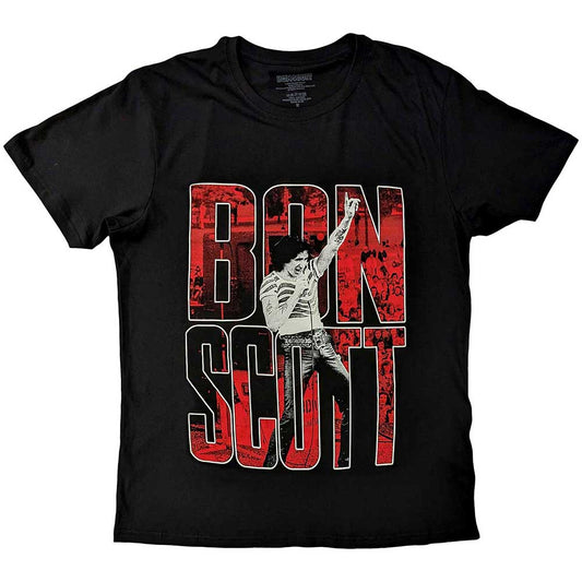 Bon Scott T Shirt - Big Type