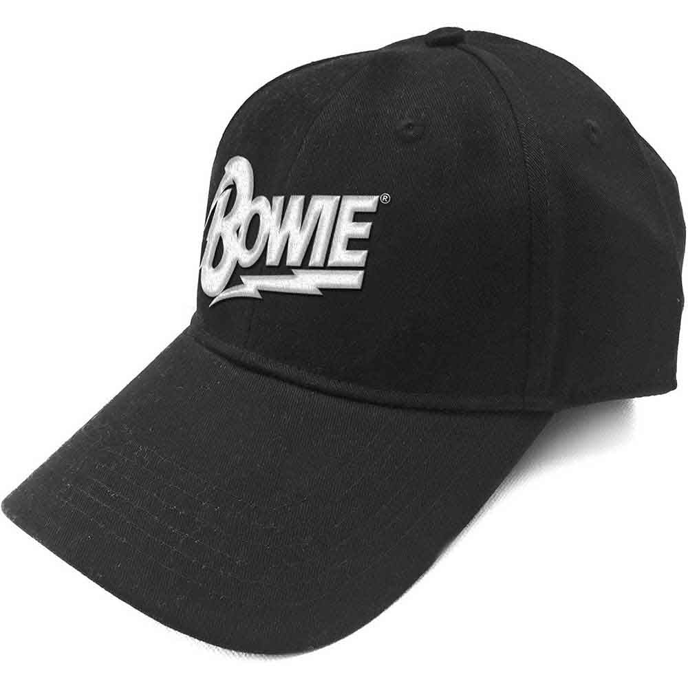 David Bowie Baseball Caps - White Flash Logo