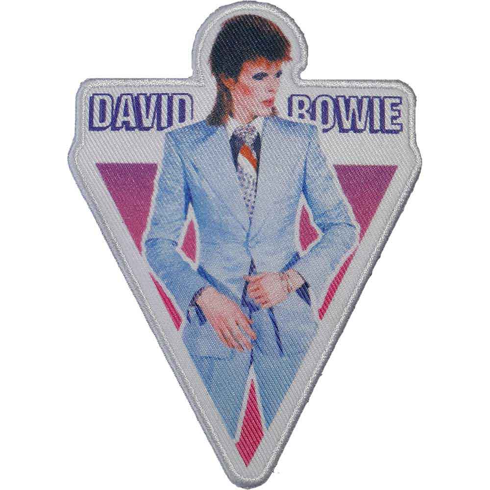 David Bowie Patches - Iron On - Blue Suit