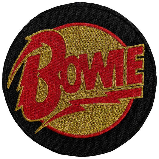 David Bowie Patches - Iron On - Diamond Dogs Logo Circle