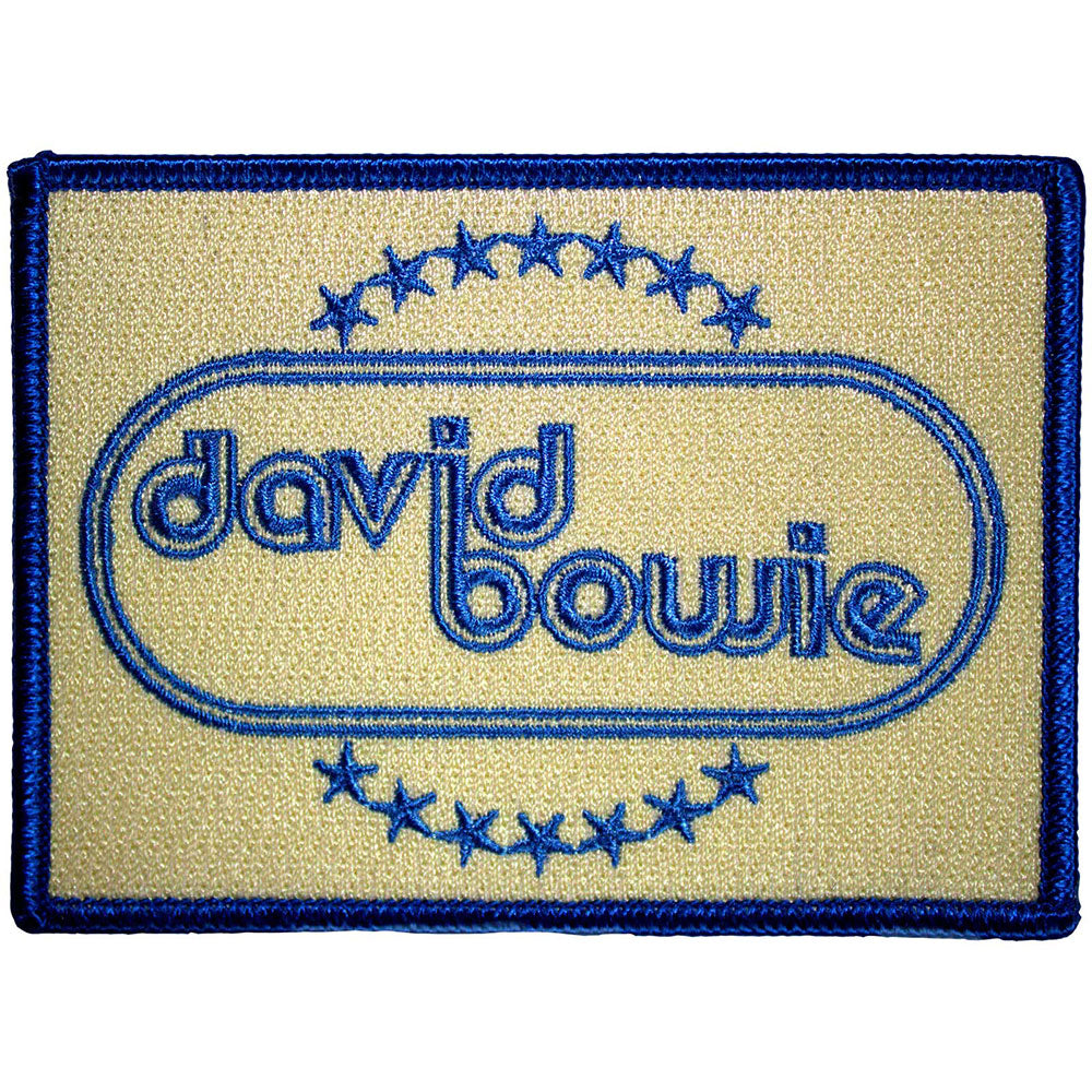 David Bowie Patches - Iron On - Oval and Stars