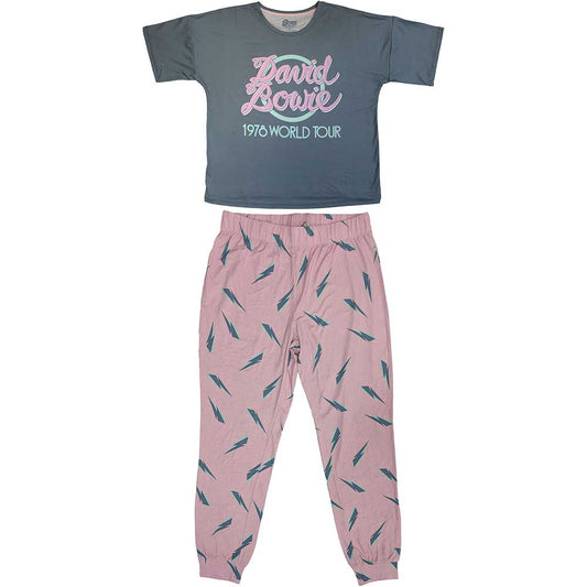 David Bowie Women's Pyjamas - 1978 World Tour | Buy Now For 39.99