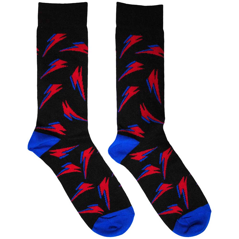 David Bowie Ankle Socks - Flash Pattern