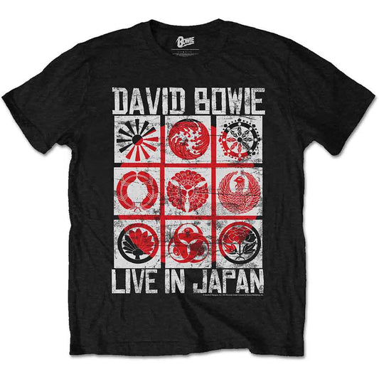 David Bowie T Shirt - Live In Japan