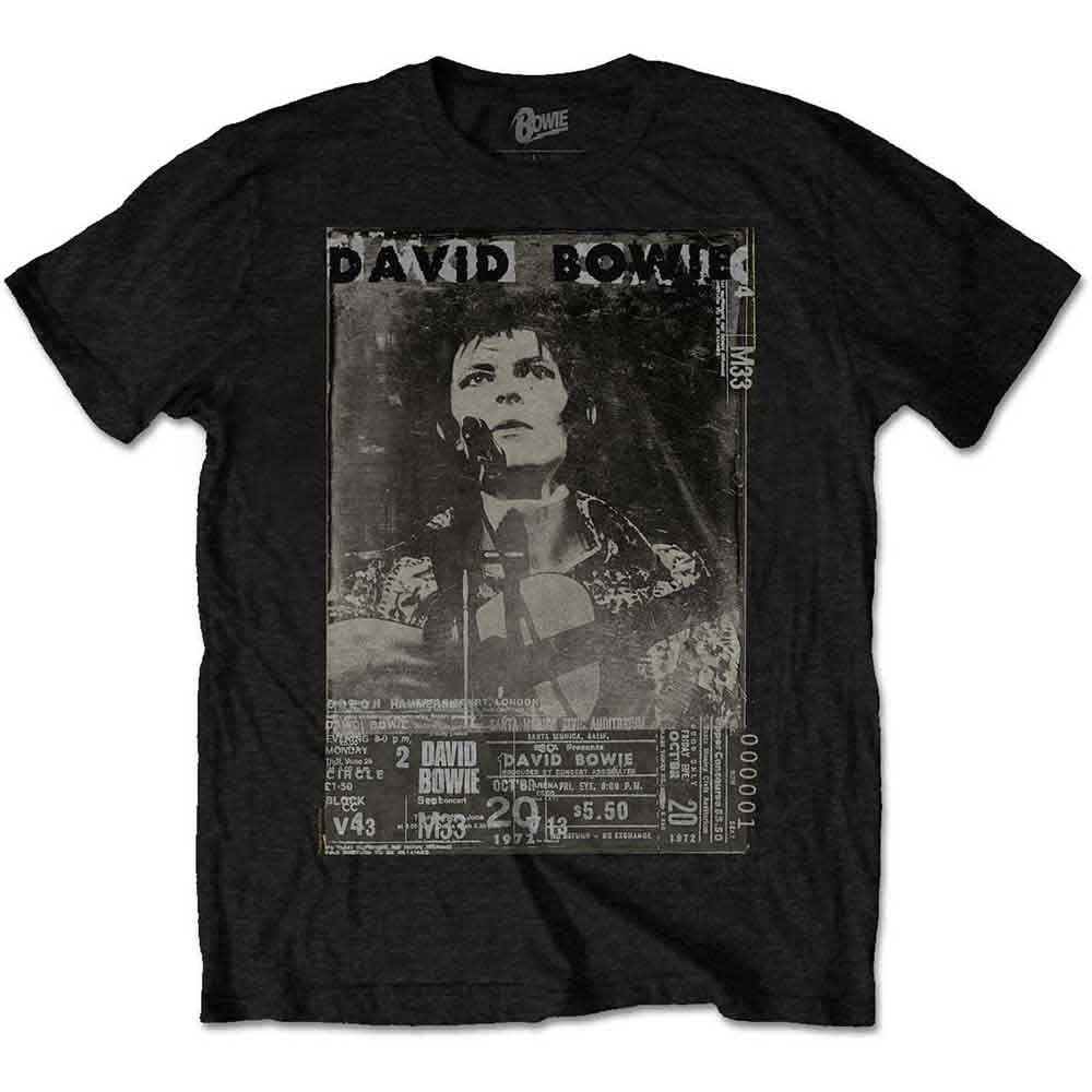 David Bowie T Shirt - Ziggy Live
