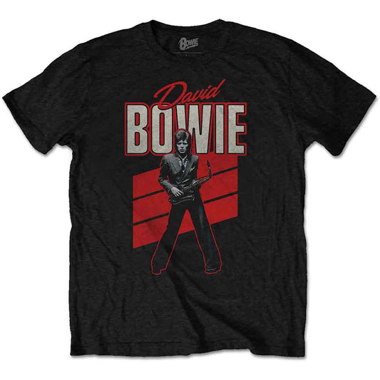David Bowie T Shirt - Red Sax