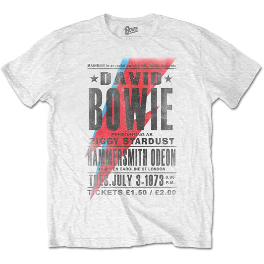 David Bowie T Shirt - Hammersmith Odeon