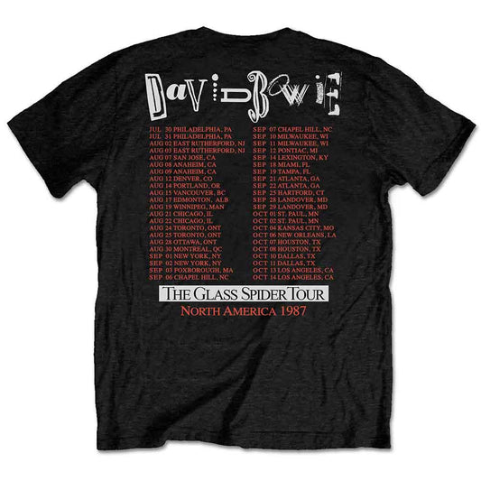David Bowie T Shirt - Glass Spider Tour