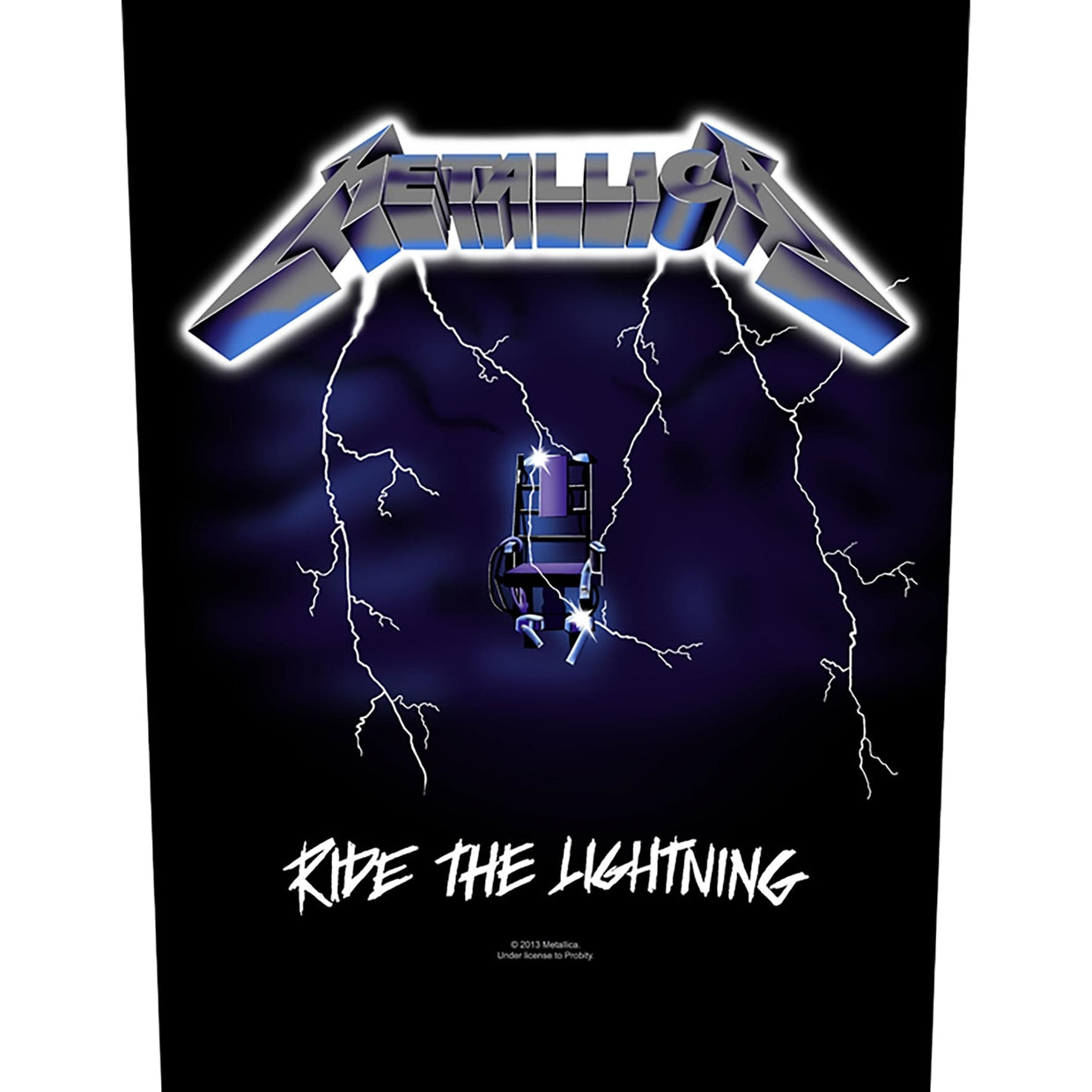 Metallica Back Patch - Ride The Lightning (Backpatch) | Buy Now For 8.99