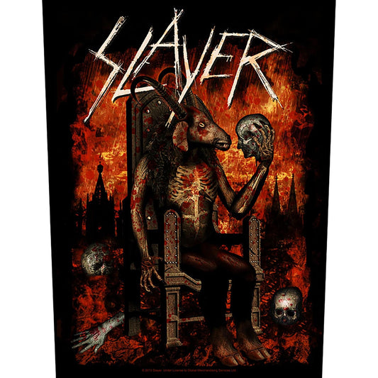 Slayer Back Patch - Devil On Throne (Backpatch) | Buy Now For 8.99