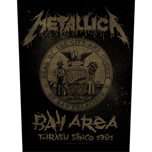 Metallica Back Patch - Bay Area Thrash (Backpatch) | Buy Now For 8.99