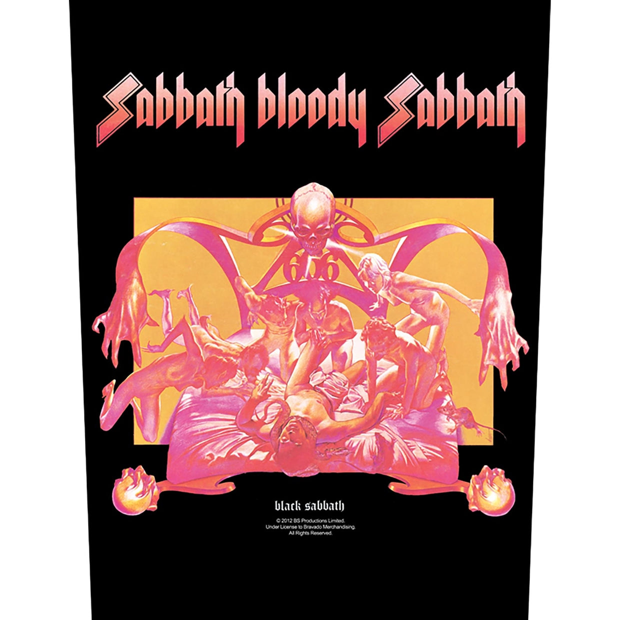 Black Sabbath Back Patch - Sabbath Bloody Sabbath (Backpatch) | Buy Now For 8.99