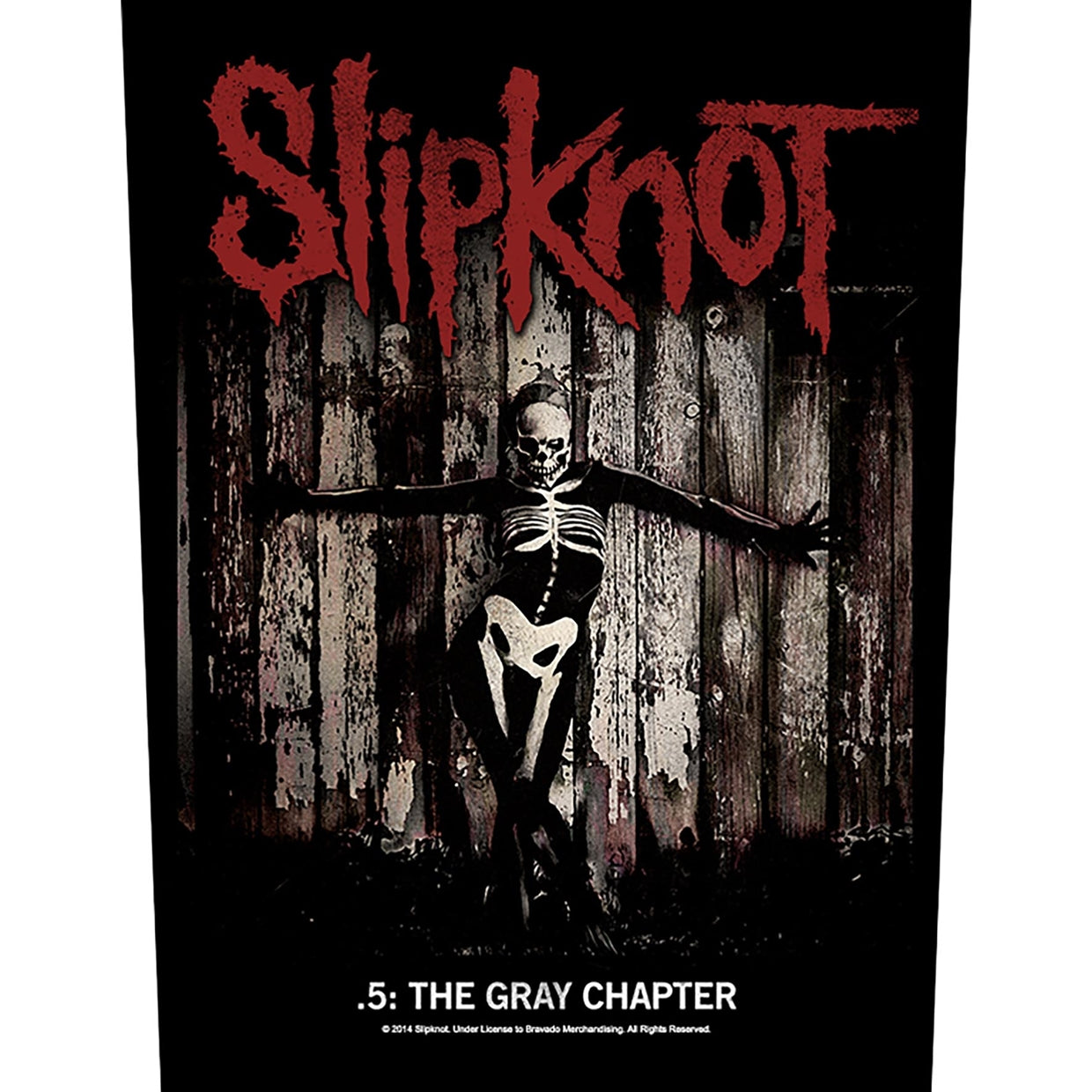 Slipknot Back Patch - The Gray Chapter (Backpatch) | Buy Now For 8.99