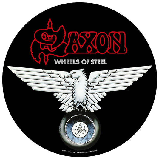Saxon Back Patch - Wheels Of Steel (Backpatch) | Buy Now For 8.99