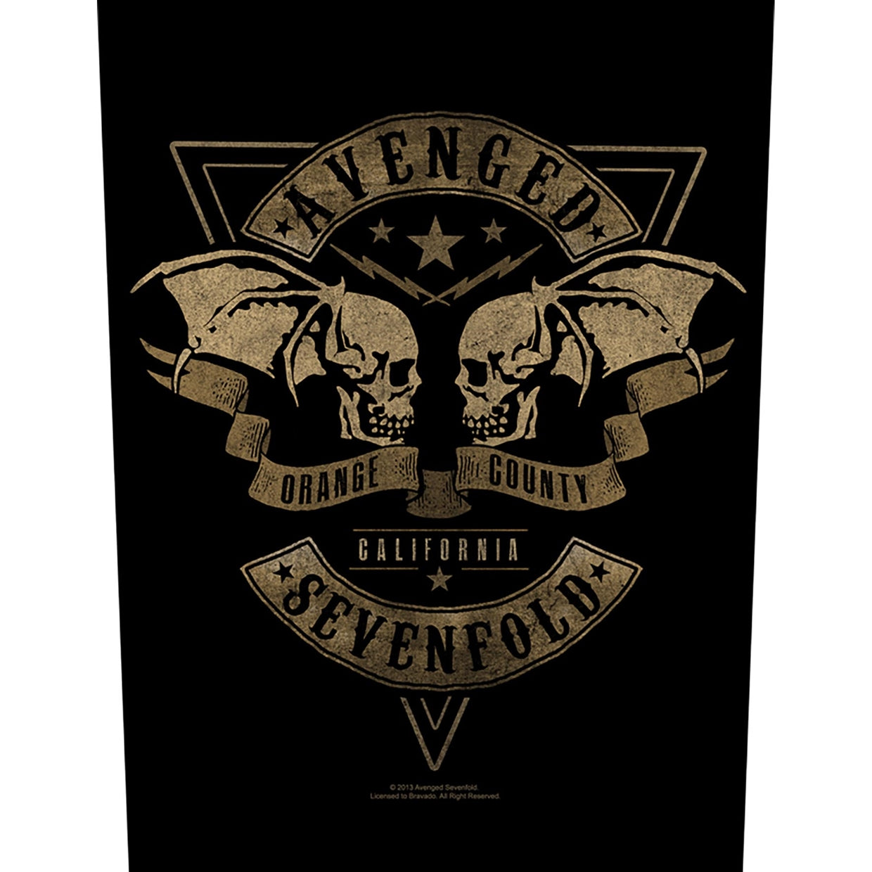 Avenged Sevenfold Back Patch - Orange County (Backpatch) | Buy Now For 8.99