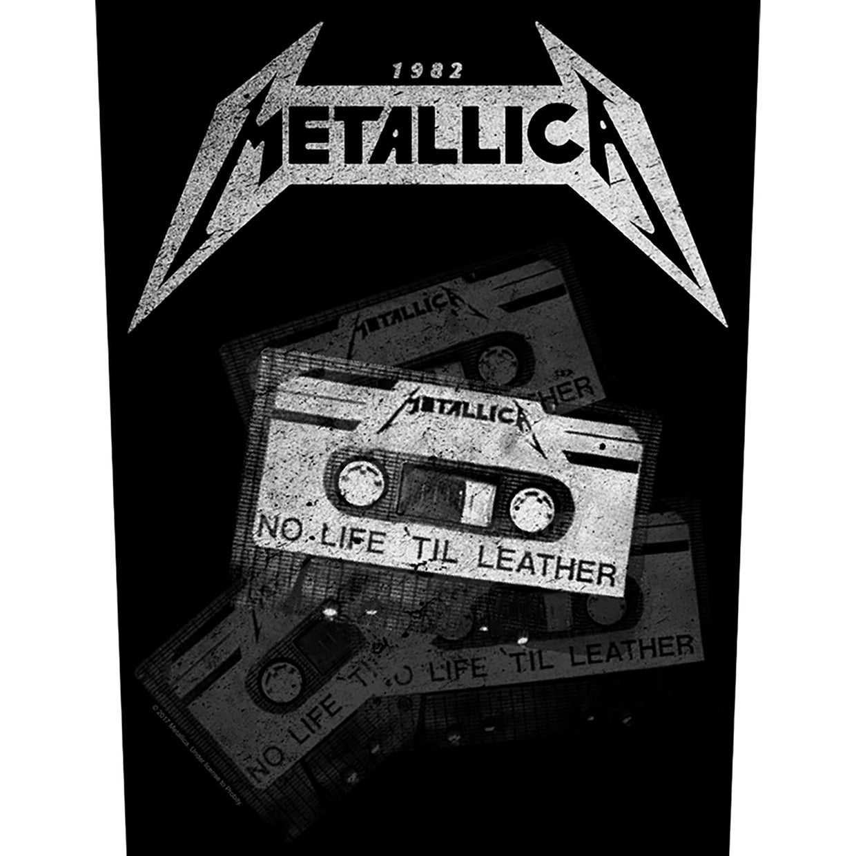 Metallica Back Patch - No Life 'Til Leather (Backpatch) | Buy Now For 8.99