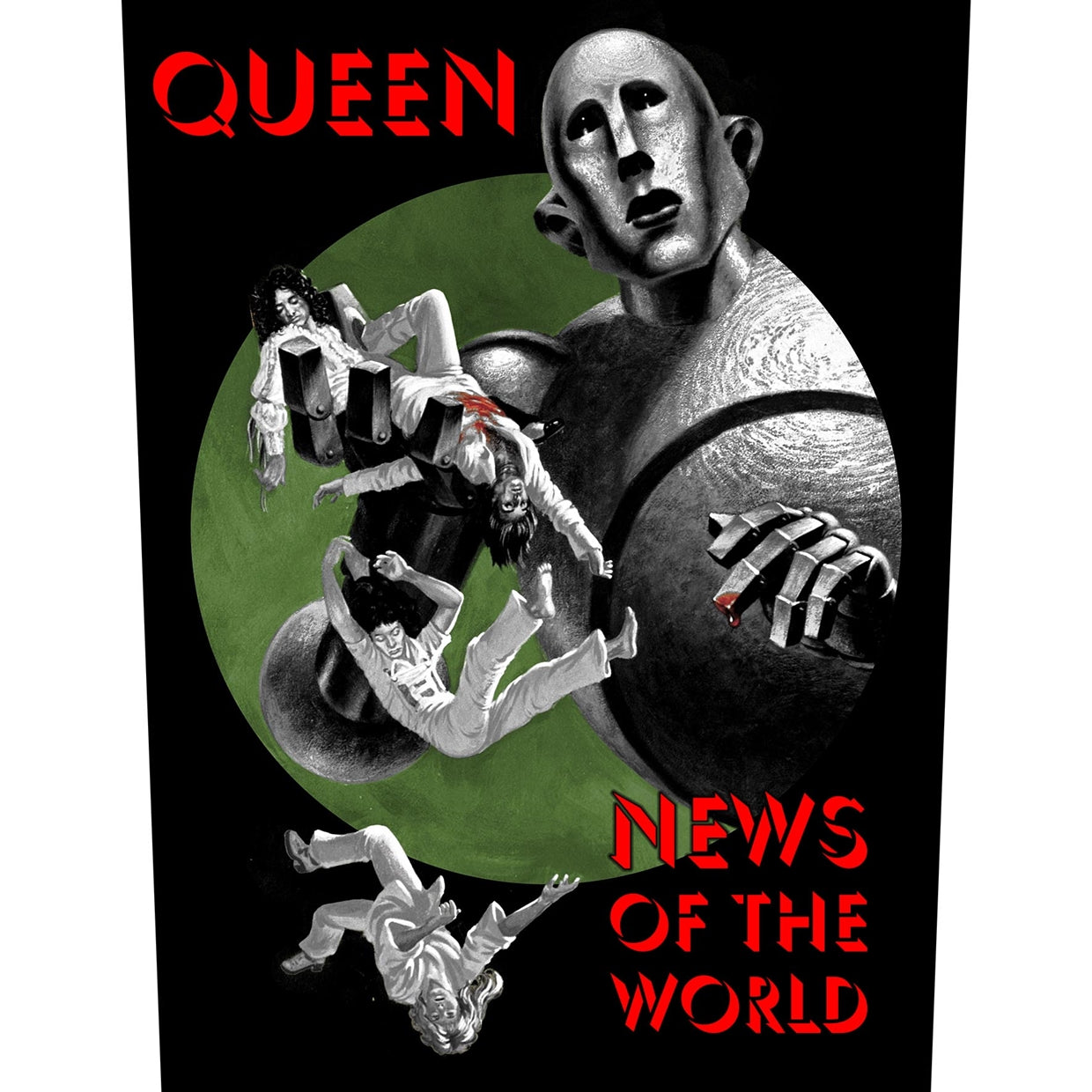 Queen Back Patch - News Of The World (Backpatch) | Buy Now For 8.99