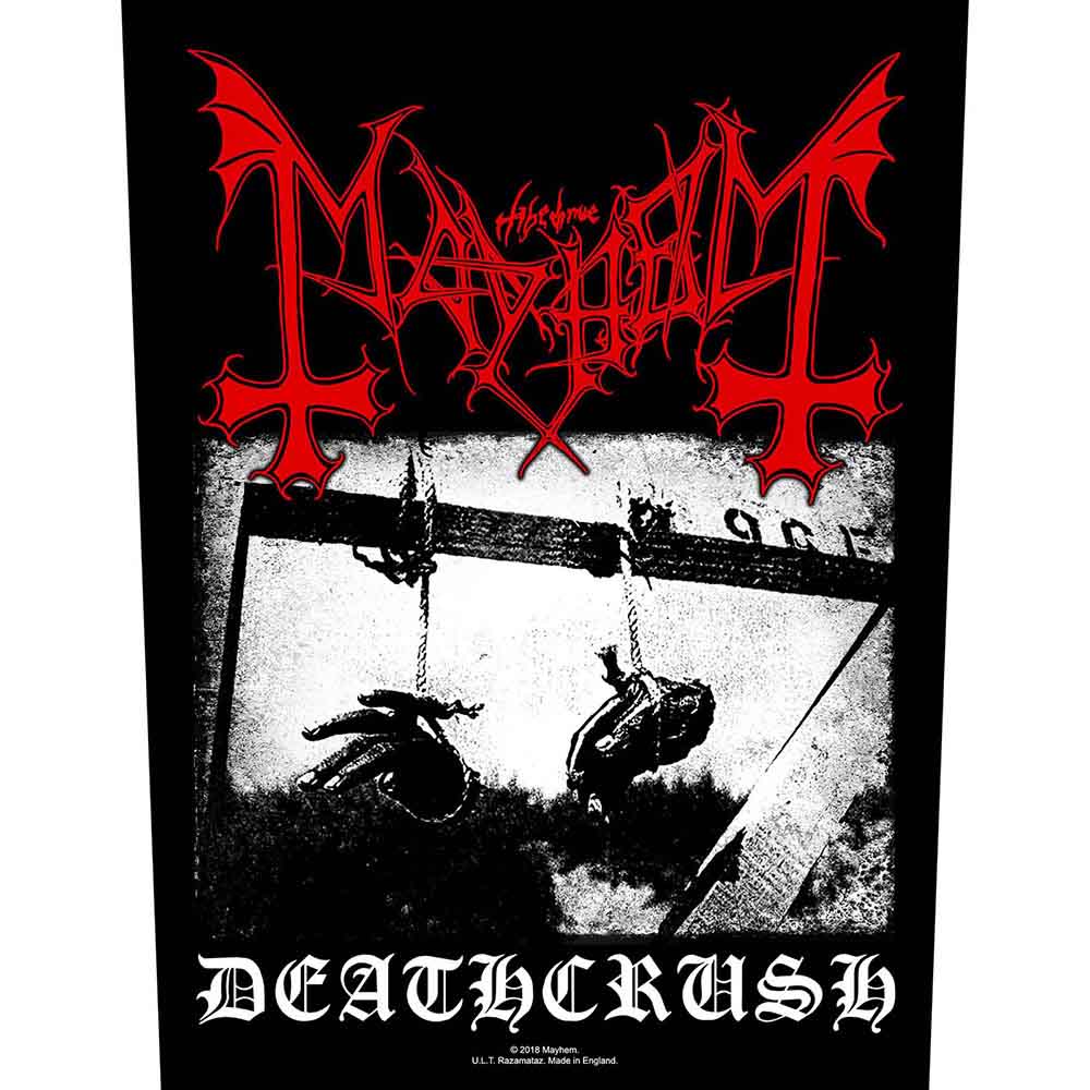 Mayhem Patches - Woven Sew On - Deathcrush