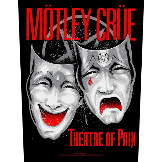 Mötley Crüe Back Patch - Theatre Of Pain (Backpatch) | Buy Now For 8.99