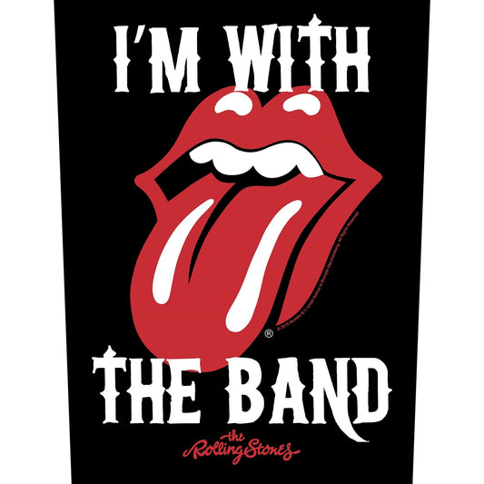 Rolling Stones Back Patch - I'M With The Band (Backpatch) | Buy Now For 8.99