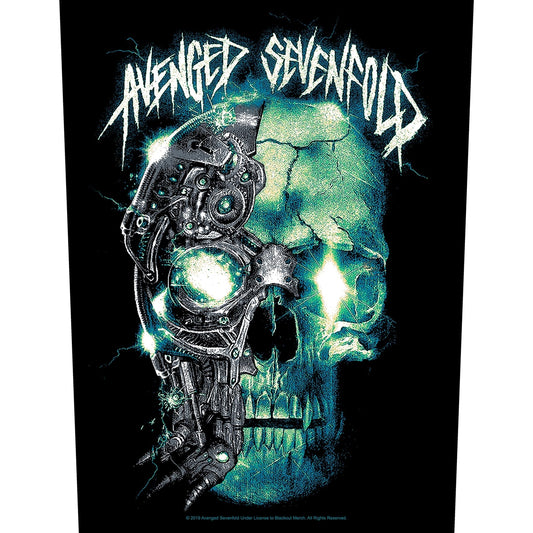 Avenged Sevenfold Back Patch - Mechanical Skull (Backpatch) | Buy Now For 8.99
