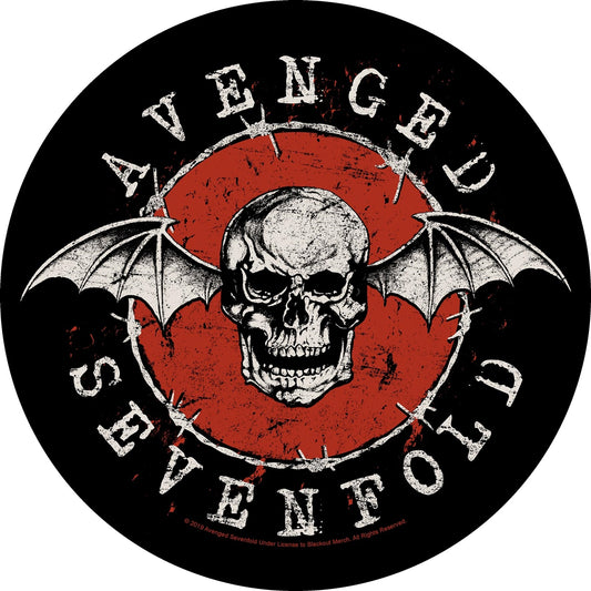 Avenged Sevenfold Back Patch - Distressed Skull (Backpatch) | Buy Now For 8.99
