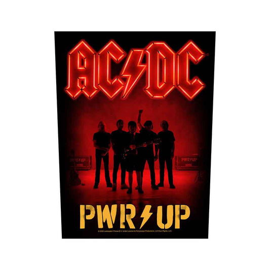 AC/DC Patches - Woven Sew On - PWR-UP Band